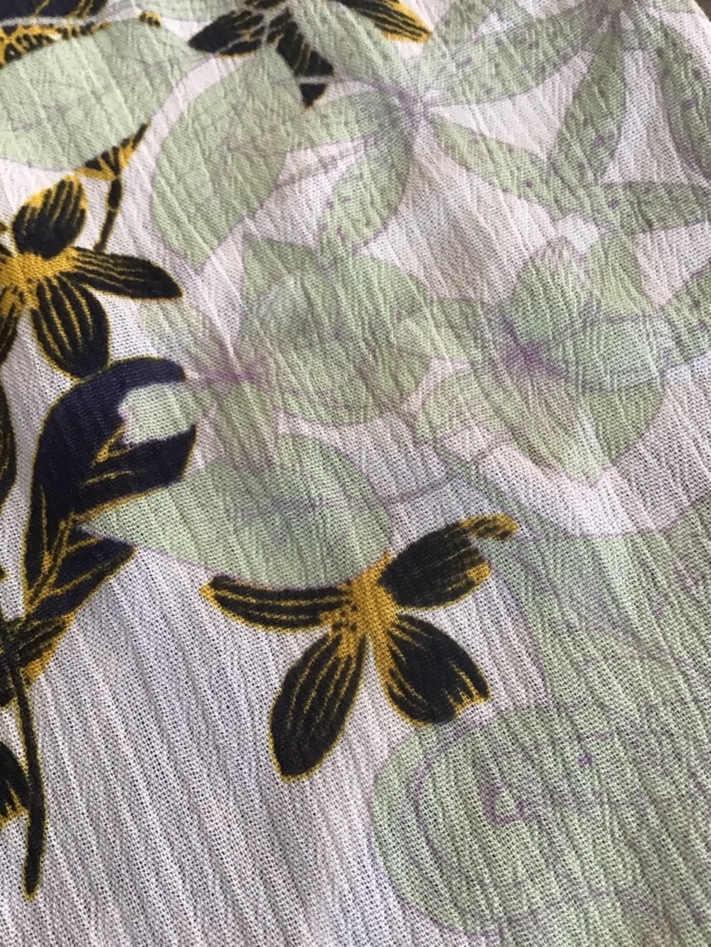 Roffe Accessories beautiful women’s floral sheer boho kimono wrap scarf overlay - Picture 13 of 16